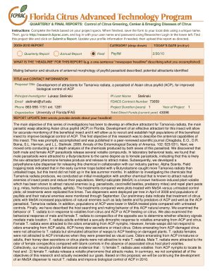 Fillable Online Research Citrusrdf Mating Behavior And Structure Of