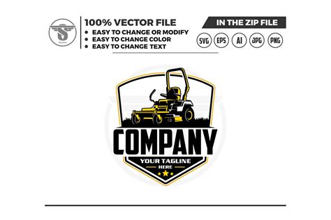 Lawn Mower Logo Graphic By Sllametdesigns Creative Fabrica