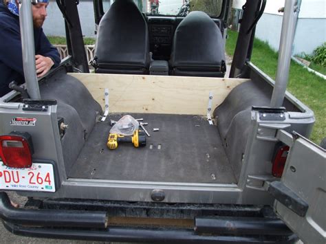 Jeep Wrangler Rear Storage Box