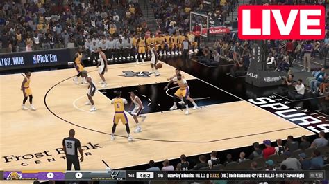 Nba Live San Antonio Spurs Vs Los Angeles Lakers Dec Nba