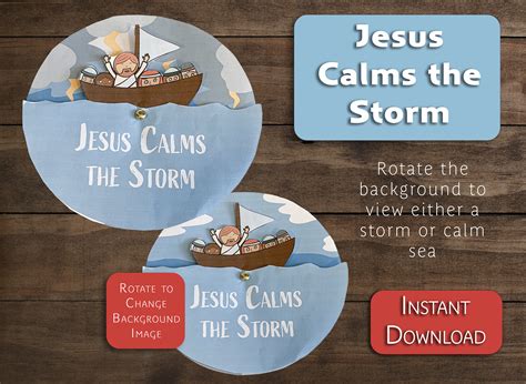 Jesus Calms the Storm Miracles of Jesus Background Changing Mobile ...