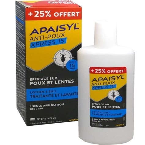 Nsfp Apaisyl Anti Poux Xpress Lotion Min Ml