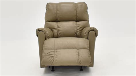 Chaps Soft Touch Leather Recliner Taupe Home Furniture