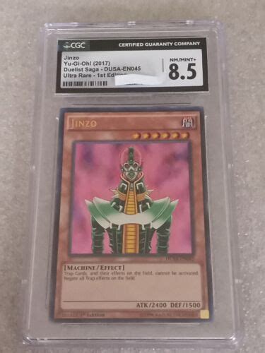 Yu Gi Oh Tcg Jinzo Duelist Saga Dusa En045 1st Edition Ultra Rare For Sale Online Ebay