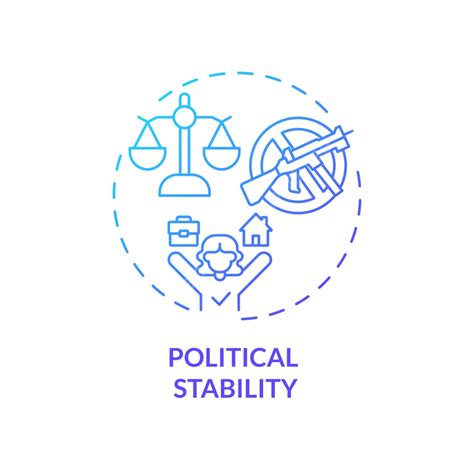 Stability Vector Art Png Political Stability Blue Gradient Concept