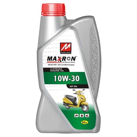 W Ml Maxxron Scooty Engine Oil Packaging Type Bottle At Rs