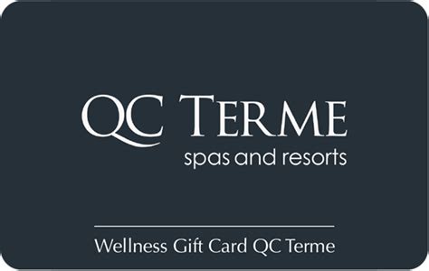 Wellness Gift Card Qc Terme Carta Prepagata Di Vari Tagli