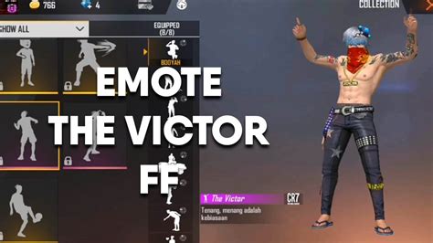 Dapatkan Emote FF CR7 The Victor Hanya Top Up 70 Diamond SPIN Esports