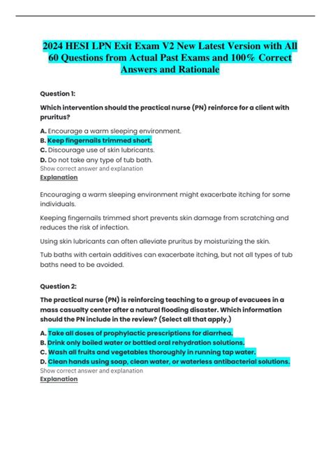 Hesi Lpn Exit Exam
