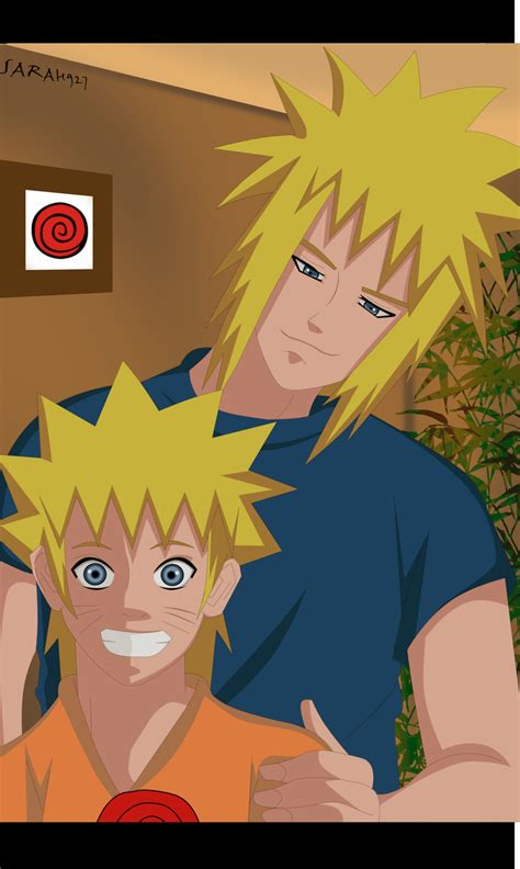 Minato and naruto Father and son by Sarah927 on DeviantArt