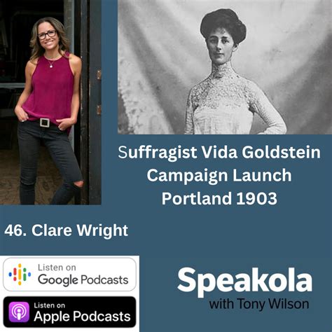 You Daughters Of Freedom — Prof Clare Wright On Vida Goldsteins