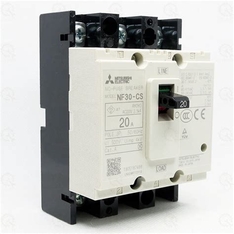 Breaker Mitsubishi NF30 CS 3P 20A Joylucky Automation888