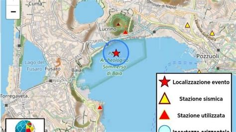 Serie Di Scosse Di Terremoto Con Boato Nella Notte Ai Campi Flegrei