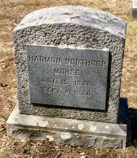 Harmon Northrop Morse Find A Grave Memorial