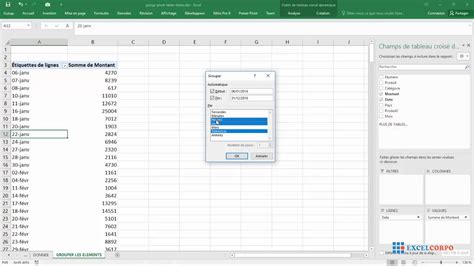 40 Comment grouper les éléments de tableau croise dynamique dans Excel