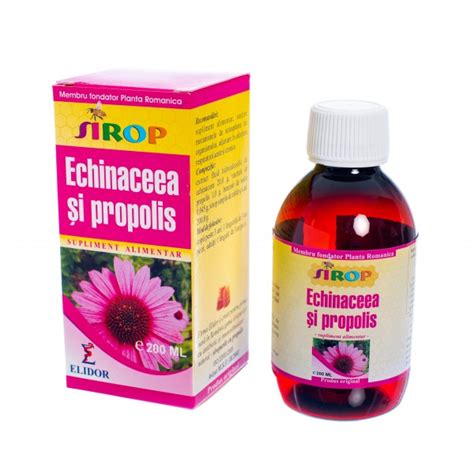 Sirop De Echinacea Si Propolis Ml Elidor Bebe Tei