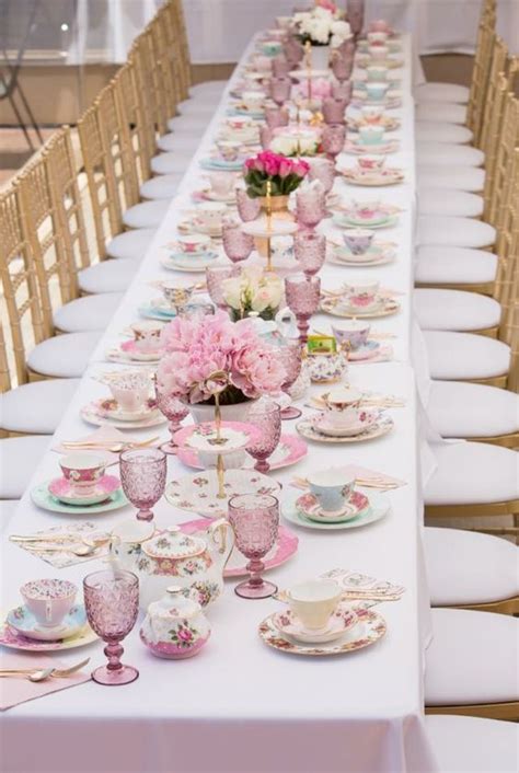 Top 10 tea party bridal shower decorations diy table settings ideas and ...