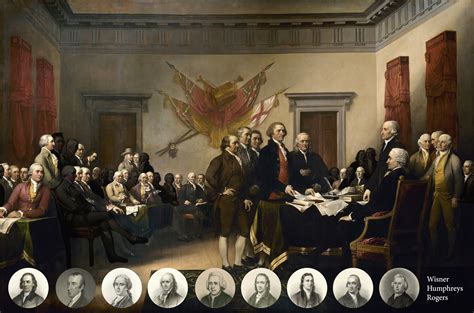 Writing The Declaration Of Independence Painting at PaintingValley.com ...