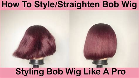 How To Stylestraighten Bob Wigstep By Step Way Of Styling Bob Wig