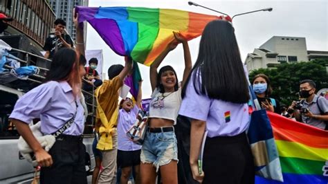 Thai Women And Pride Activists March For Democracy And Equality