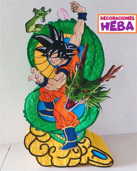 Piñata Goku Dragon Ball Z en 2023 Piñata de goku Diseños de piñatas