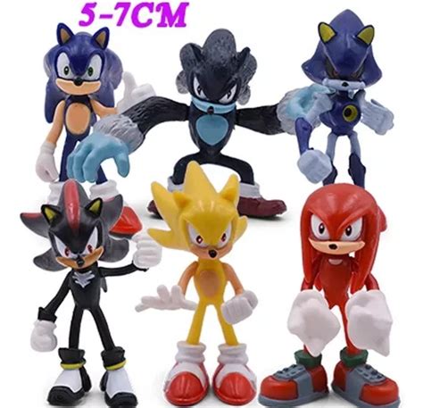 Sonic Shadow Tails Personajes Figura Juguetes Set Presente Cuotas Sin