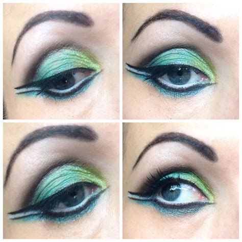 Green Halloween Halloween Face Makeup, Green