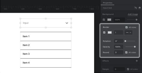 design  data driven select component