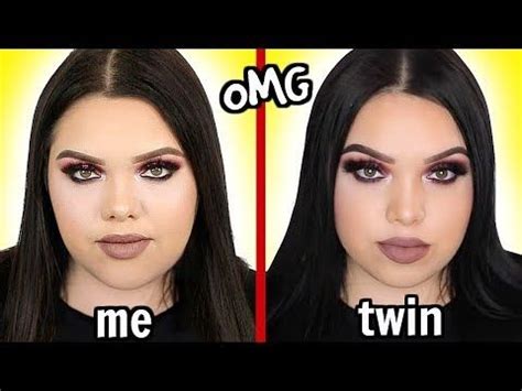 I TRIED FOLLOWING MY TWIN SISTER'S MAKEUP TUTORIAL | Makeup tutorials youtube, Makeup tutorial ...