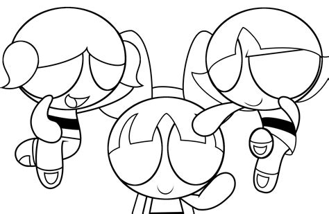 Powerpuff Girls Coloring