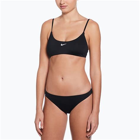 Costum de baie din două piese pentru femei Nike Essential Bralette Bikini black NESSF243 001