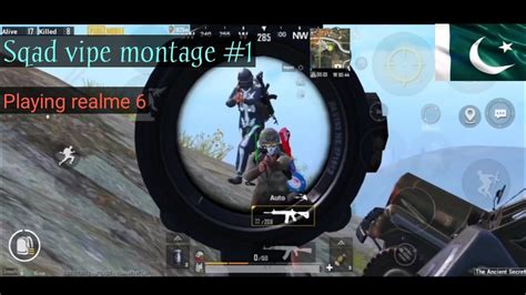 Squad Vipe Montage Realme Pubg Gameplay Violent Yt Youtube