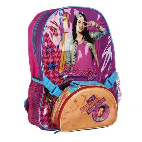 Nickelodeons Icarly 16 Inch Backpack With Lunch Tote 13760924