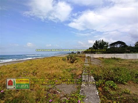 Titled Beachfront Lot For Sale Bacnotan La Union Capstone Realty