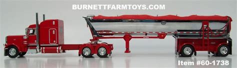 Item #60-1738 Red Peterbilt 389 63-inch Mid Roof Sleeper with Chrome S ...