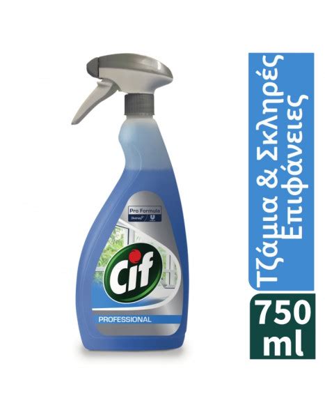 Cif Professional Window And Multi Surface Cleaner Pro Formula