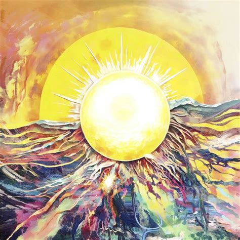 Radiant Sun Painting by Aaron Ochs | Saatchi Art