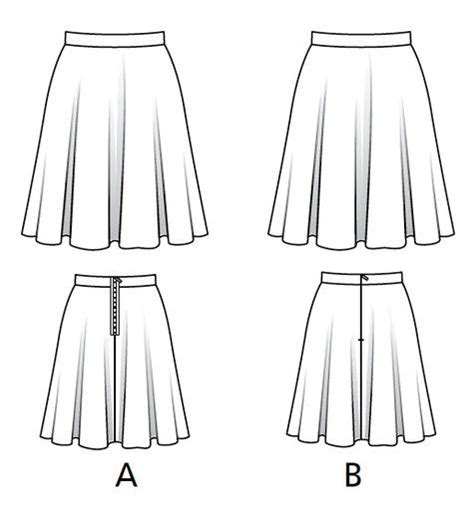 Sewing Patterns Pleated Skirt Pattern Skirt Fashion