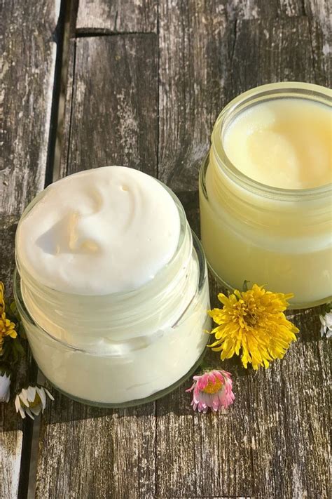 Löwenzahnblüten Gänseblümchen Körperbutter Körperbutter Kosmetik