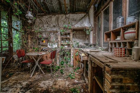 Abandoned cottage in England.