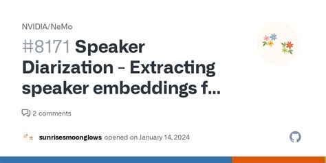 Speaker Diarization Extracting Speaker Embeddings For Labels From