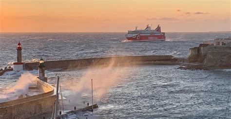 Mauvais temps : trafic perturbé au port de Bastia