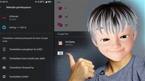 Cara Menambahkan Metode Pembayaran Pulsa Untuk Top Up Zem Youtube