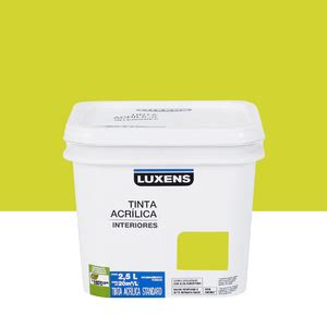 Tinta Acrílica Fosca Standard Verde Limão 2 5L Luxens Leroy Merlin