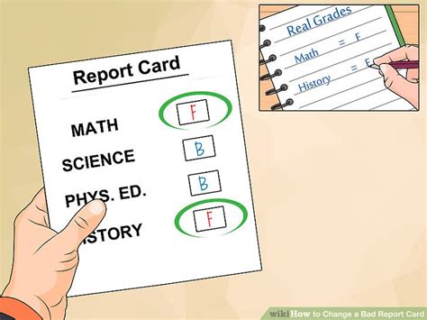 Ways To Change A Bad Report Card Wikihow