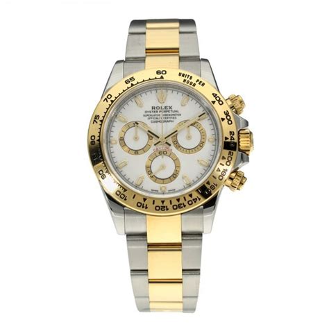 Rolex Daytona Gents Watch White Dial Miltons Diamonds