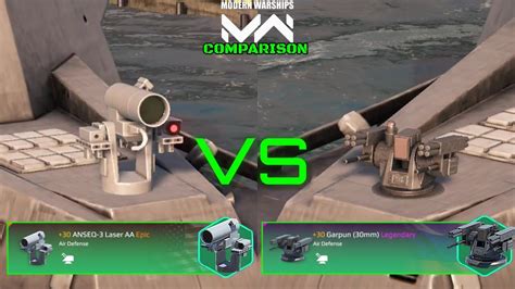 Buffed ANSEQ 3 Laser AA Vs Garpun 30mm Air Defense Comparison