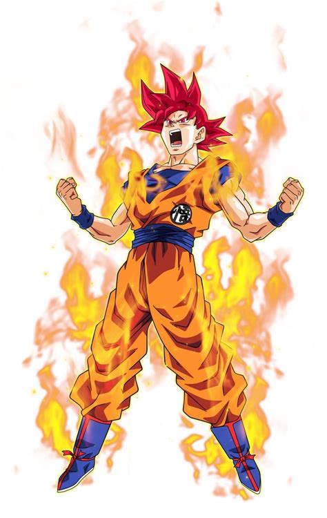 Goku Super Saiyan God By Bardocksonic On Deviantart Visit Now For