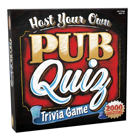 Host Your Own Pub Quiz Party Game Board Game At Mighty Ape Nz