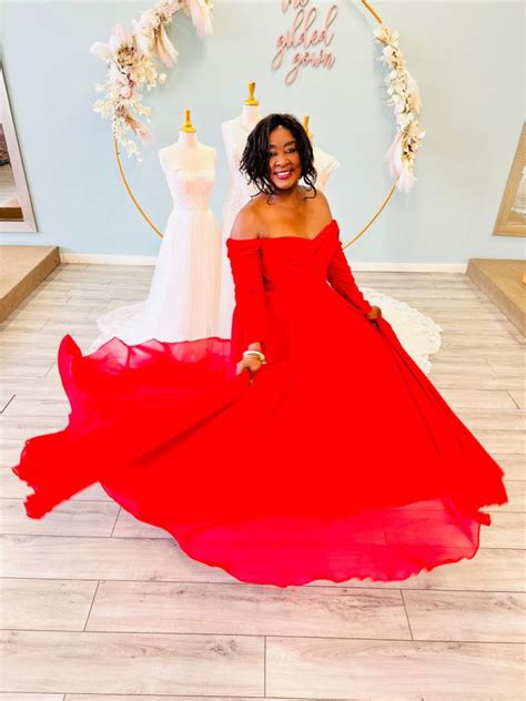 Stunning Red Wedding Dresses At The Gilded Gown The Gilded Gown